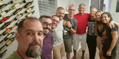 Grupo reunido no dia 1
