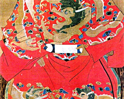 Retrato do general Qi Jiguang (戚繼光, 1528–1588), dinastia Ming